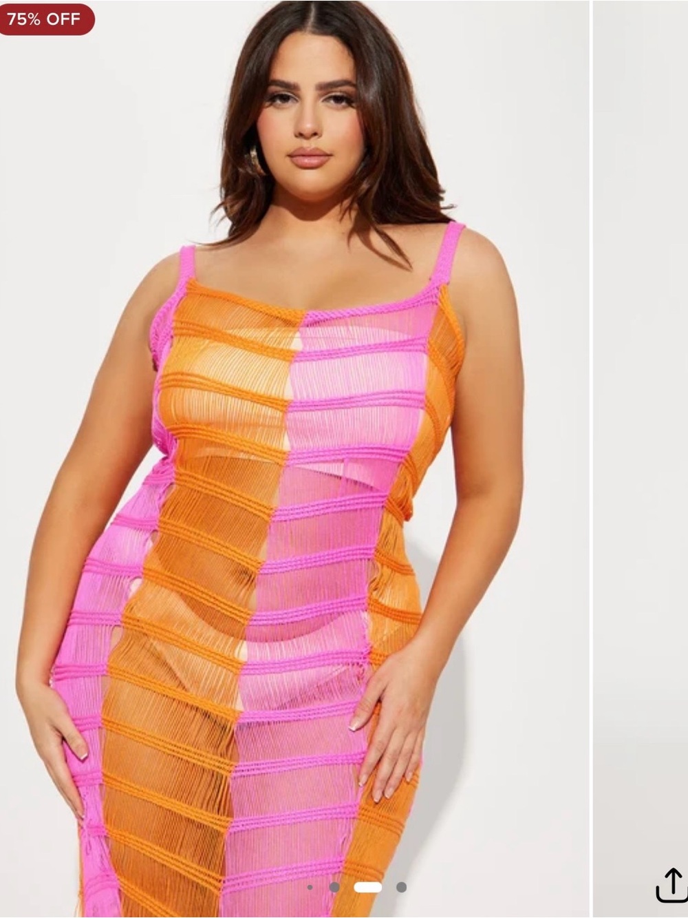 FN Tropic Lush Crochet Maxi Dress - Picture 2 of 4